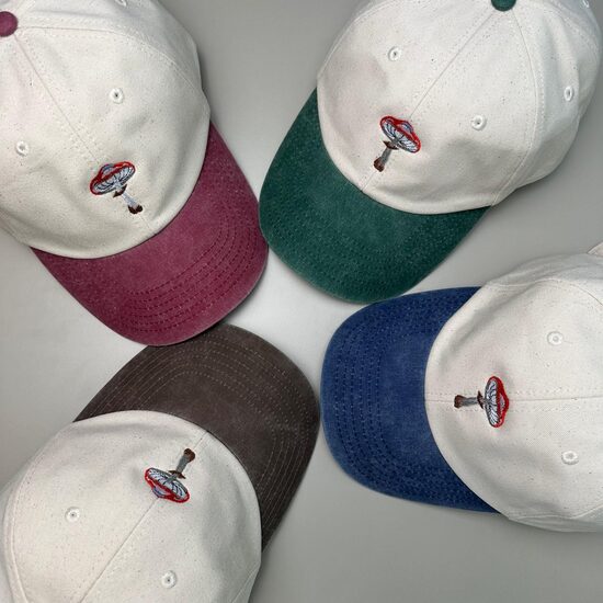Two-colour cap Mushroom (low profile cut) 